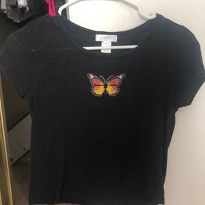 A butterfly top from Tilly’s